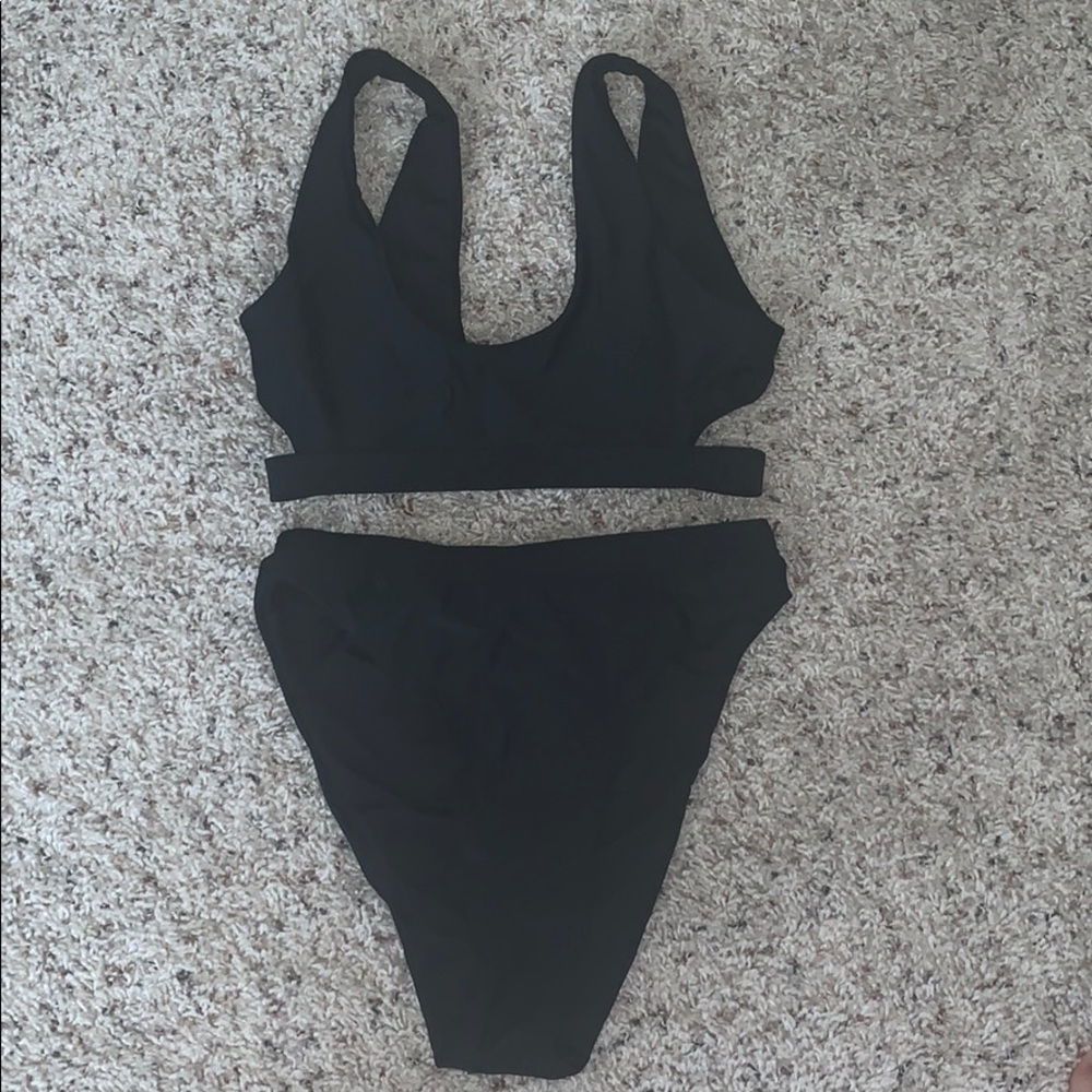 High Rise Black Bikini